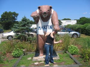 Me and Martin the Bear on the Cape